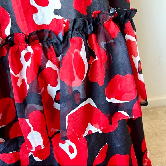 NWT FASHION NOVA Jacie Floral Ruffled Maxi Dress—SZ. Medium - Picture 11 of 17